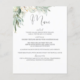 Boho Greenery e Eucalyptus Saem do Menu Casamento