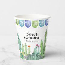 Boho Greenery Taco Fiesta Cactus Chá de fraldas