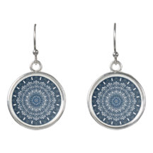 Boho Hippie Zen Inspirou Blue Mandala