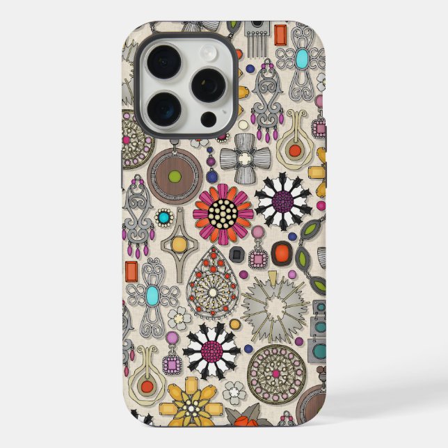 boho jewel treasures linen (Verso)