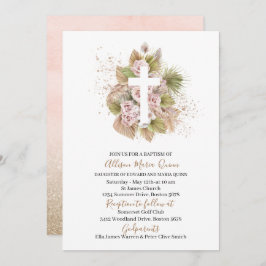 Boho Junte-se a nós para um batismo de Convite