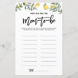 Boho Lemon Quantos Anos Teve O Jogo De Chá de fral