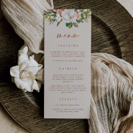 Boho Magnolia Menu Refeição de Chá de panela L201