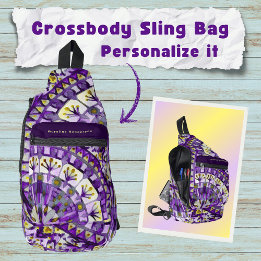 Boho Mosaico Azulejo Violet Flame -