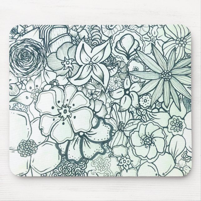 Boho Mousepad floral (Frente)