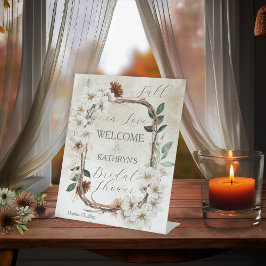 Boho Muda Floral Queda no Chá de panela de Amor