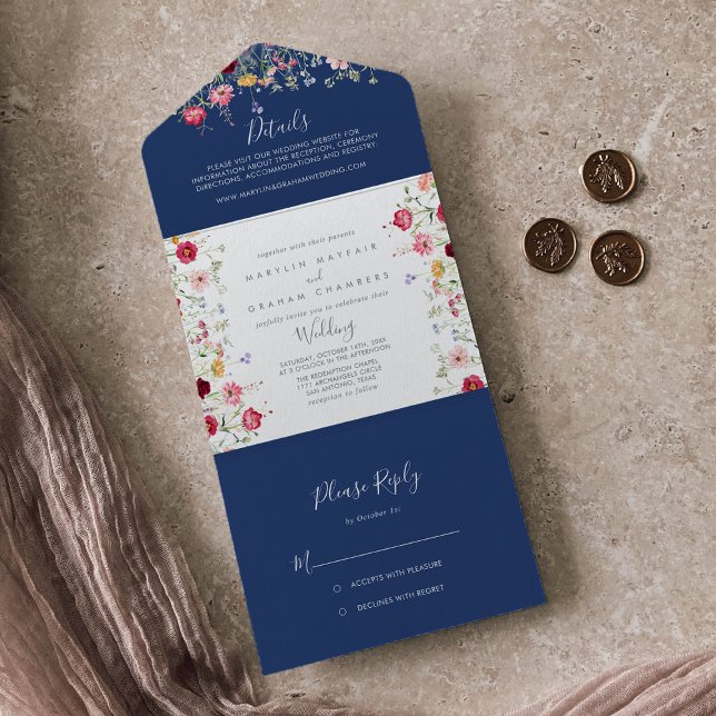 Boho Multicolor Wildflower Wedding (Criador carregado)