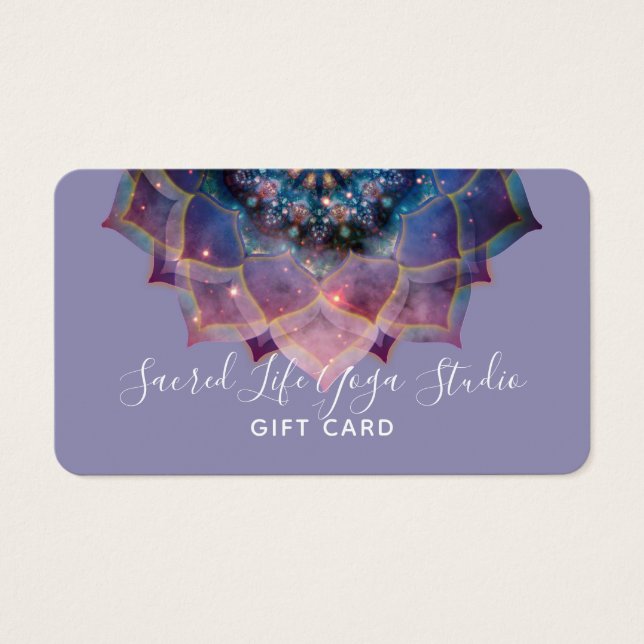 Boho Nebula Mandala, Mística (Frente)