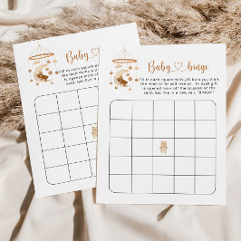 Boho Nursery Mobile Baby Bingo game