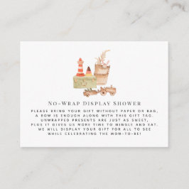 Boho Nursery | Sem inserção de Chá de exibição de