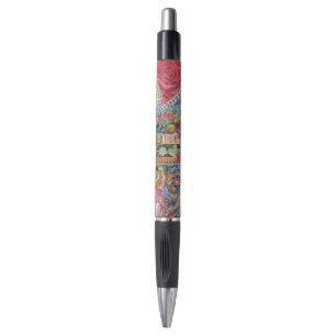 Boho Paisley Love Ballpoint Caneta