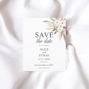 Boho Pampa Grass Greenery Salvar A Data