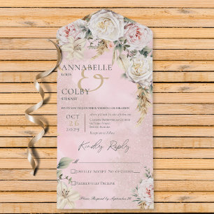 Boho Pampas e Rosas Rosa Rosa Rosa Sem Janto
