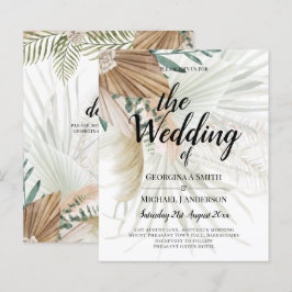 BoHO Pampas Grass Beige Green Terracotta Casamento