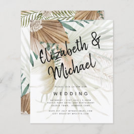 BoHO Pampas Grass Beige Green Terracotta Casamento