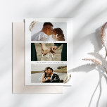 Boho Pampas Grass Guarda O Cartão De Casamento De<br><div class="desc">Salve nossa data. Foto do Romantic Boho Design 3 Salve o cartão de data com a cobertura do script de letras brancas românticas. A ilustração de canto da coloração d'água da Tendy pampas borda suas fotos de noivado. Personalizar com suas informações e fotos de casamento</div>