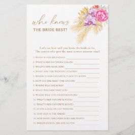 Boho pampas, que conhece melhor a noiva