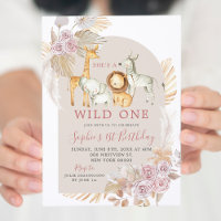 Boho Pampas Rosa Grama Selvagem Um Convite De Aniv