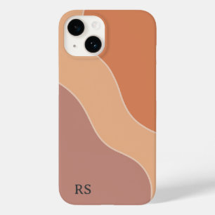 Boho Pastel Personalizado Onda Monograma Molado La