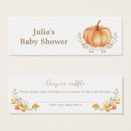 Boho Pumpkin Fall Autumn Fralda Raffle