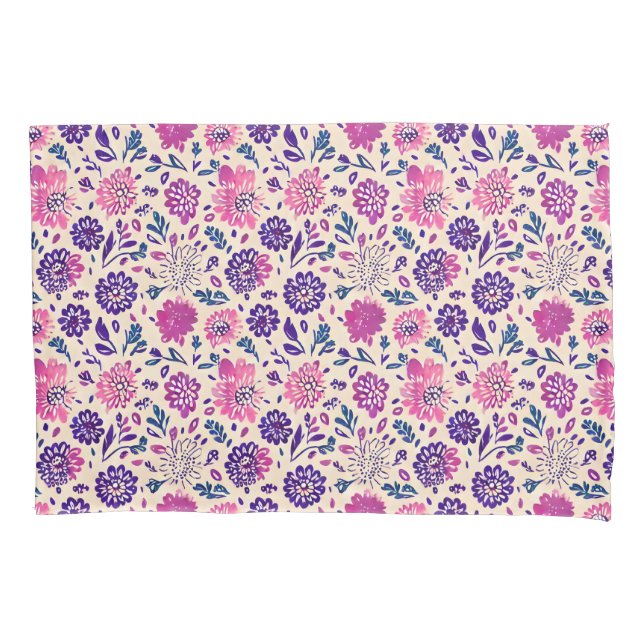 Boho Purple Floral Botânico (Frente)