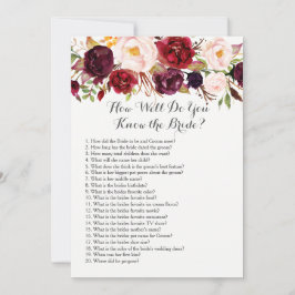 Boho Quão bem você conhece a noiva?