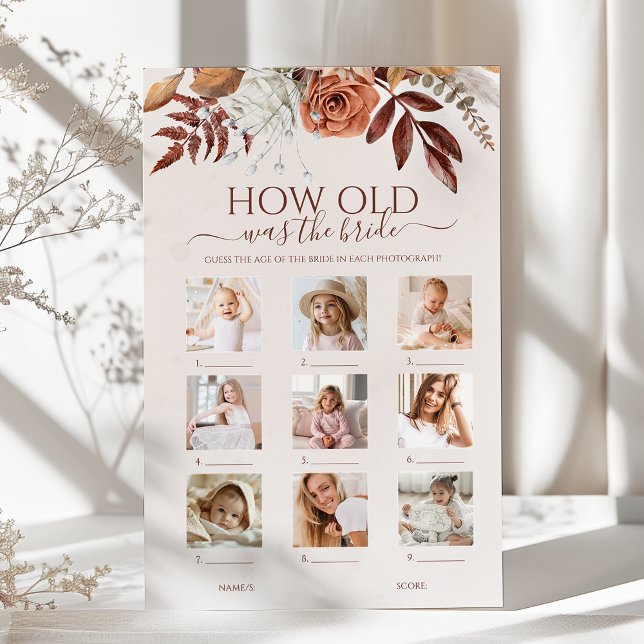 Boho Quão Velho Era O Jogo Do Chá de panela Da Noi (Criador carregado)