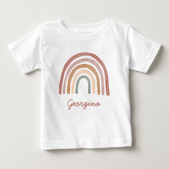 Boho Rainbow Baby T-Shirt (Frente)