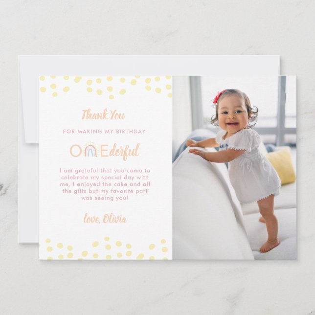 Boho Rainbow não é um Cartões de agradecimentos ma (Frente)