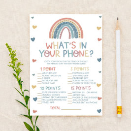 Boho Rainbow O que há no seu jogo de Chá de fralda