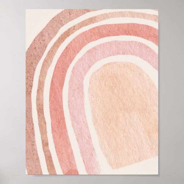 Boho Rainbow Poster (Frente)