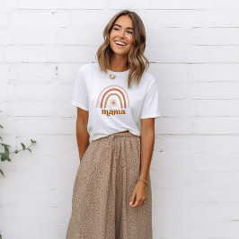 Boho Rainbow Sun Mama T-shirt