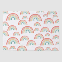 Boho Rainbows Decoupage Wrap Papel Tecidual