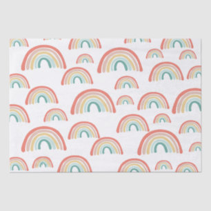 Boho Rainbows Decoupage Wrap Papel Tecidual