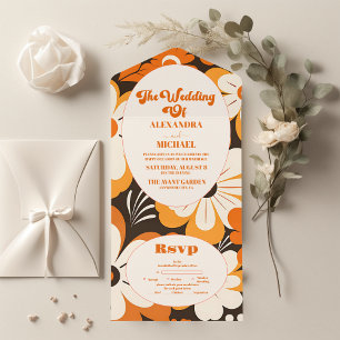 Boho Retro Floral Wedding