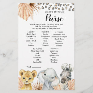 Boho Sage Green Safari Oh Boy Purpose Game