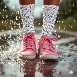 Boho Summer Honey Bee Floral Patterno Branco