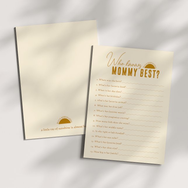 Boho Sun que conhece o cartão de jogo de Chá de fr (Criador carregado)