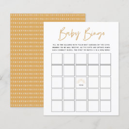 Boho Sunshine Baby Bingo Game