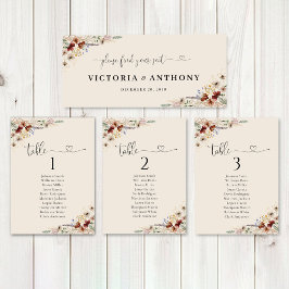 Boho Tiny Wildflower Sinal de Mesa