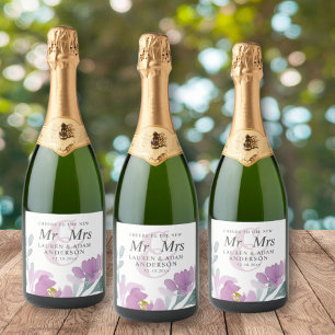 Boho Watercolor Florals Wedals Pink