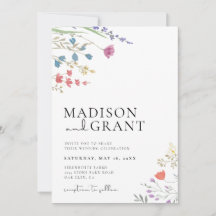 Boho Wedation Invitation, Convite de casamento De