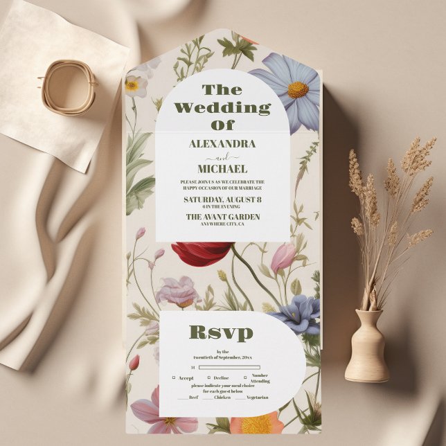 Boho Wildflower Botanical Wedding (Criador carregado)