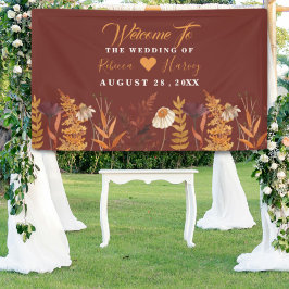 Boho Wildflower Terracotta Casamento outono de out