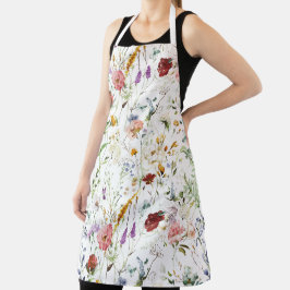 Boho Wildflower Watercolor Spring  Flower