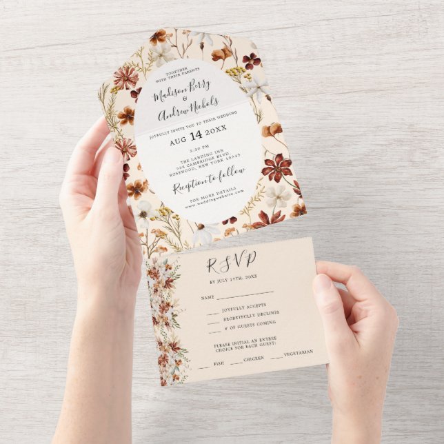 Boho Wildflower Wedding (Tearaway)