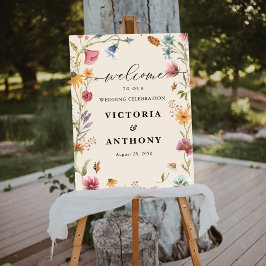 Boho Wildflower Wedding Celebration Poster