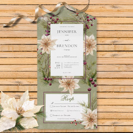 Boho Winter Greenery Boughs Sage Janto Verde