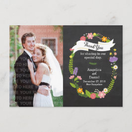 Boho Woodland Wreath no Casamento Chalkboard