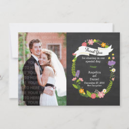 Boho Woodland Wreath no Casamento Chalkboard